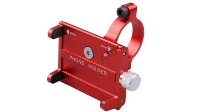 Алюмінієвий тримач для телефону на руль електросамокату (19596)