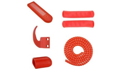 Силіконовий чохол і комплект вішалок для самокатів Xiaomi (19661)