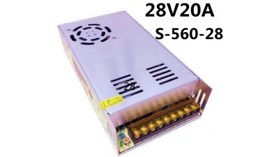 Блок живлення в металевому корпусі 28V 20A S-560-28 (19729)