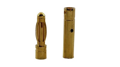 Мідний конектор банан для дронів 4мм пара (19744)