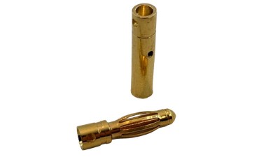 Мідний конектор банан для дронів 4мм пара (19744)