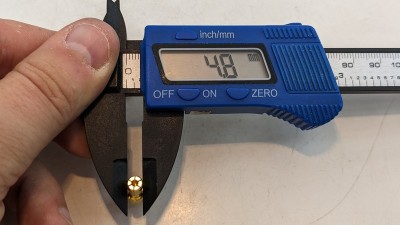 Мідний конектор банан для дронів 5мм пара (19745)