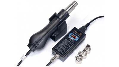 Термоповітряний паяльний фен 8858 комплект (19753)