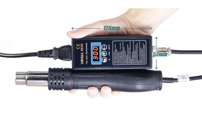 Термоповітряний паяльний фен 8858 комплект (19753)