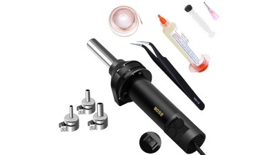 Термоповітряний паяльний фен 8032 комплект (19754)