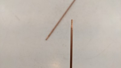 Електрод наконечник для точкової зварки мідь 2мм 180мм пара (19765)