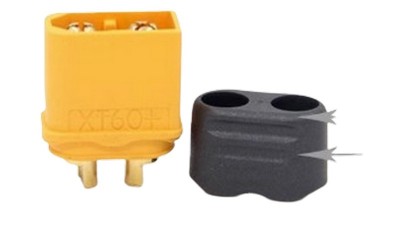 Конектор XT60 Amass штекер male з оболочкою (19797)