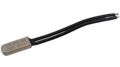 Термозапобіжник KSD9700 10A 70°C 20*8*4mm (19804)