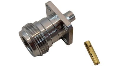 Радіочастотний роз'єм N-KFB3 17.5*17.5 N-тип L16 під кабель RG086 сталь (19835)