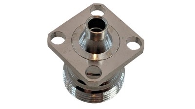 Радіочастотний роз'єм N-KFB3 17.5*17.5 N-тип L16 під кабель RG086 сталь (19835)