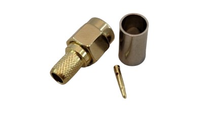 Роз'єм SMA Male обжимний на кабель RG6 RG5 LMR300 RG304 3 (19837)