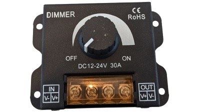 Світлодіодний димер регулятор яскравості LED 12V 24V 30A (19850)