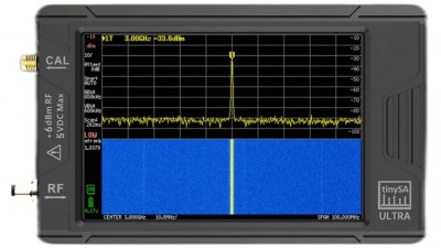 Векторний аналізатор спектру частот TinySa ULTRA 100.0kHz-6.0GHz (20059)