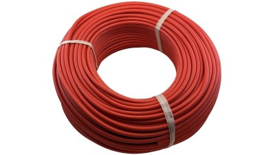 Кабель силіконовий силовий 8AWG червоний 1м (20069)