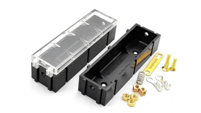 Бокс тримач високотоковий для акумулятора 1x21700 з кришкою (20841)