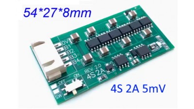 Балансир 4s 2A LiFePo4 плата (20845)
