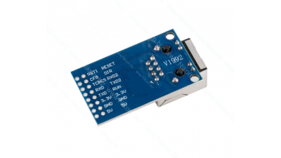 Модуль Ethernet CH9121 двонаправлений перетворювач для підключення STM32 до мережі (20861)