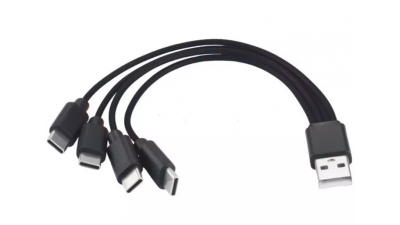 Кабель USB to Type C 4в1 25см (20866)