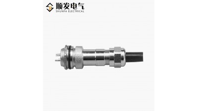 Водонепроникна авіаційна вилка M16 GX16-2 pin (20867)