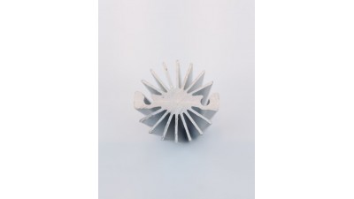 Алюмінієвий радіатор круглий 24x100мм високої потужності для світлодіодів і DIY (20868)