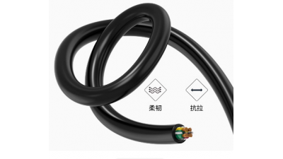 Силовий кабель у гумовій ізоляції YCW 2x6 мм² гнучкий вогнетривкий 1м (20914)