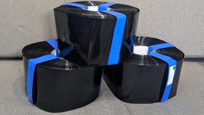 Термоусадка для складання акумуляторів 70мм*0.2мм 1м чорна (23007)