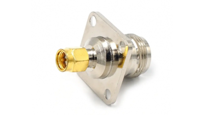 Перехідник N type-female на SMA-male під монтаж (20718)