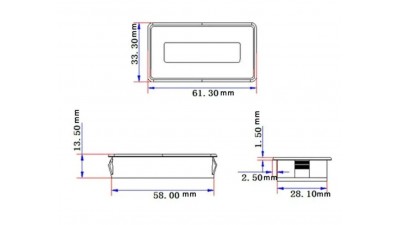  Універсальний індикатор заряду батарей 8-70V (20754)