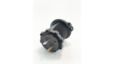 Зарядка врізна DC 12-24V to USB 2 порти GRB 5V 2.1 A/1A (19787)