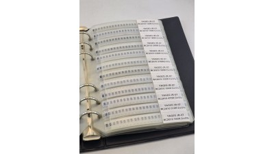 Набір SMD резисторів у книжці розмір 2010 5% 105 номіналів по 25 штук (20723)