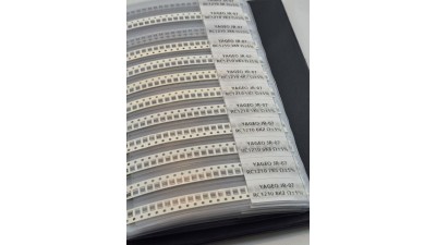 Набір SMD резисторів у книжці розмір 1210 5% 170 номіналів по 25 штук (20725)