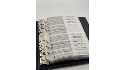 Набір SMD резисторів у книжці розмір 2512 5% 105 номіналів по 25 штук (20731)