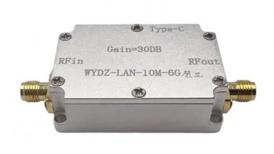 Малошумний підсилювач 30 dB 10M-6GHz МШП LNA Low Noise Amplifier (20743)