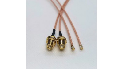 Антений перехідник пigtail SMA Female - U.fl IPX IPEX 15 см кабель RG178 (20778)