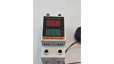 Вольтметр/амперметр AC20-500V 100A (20801)