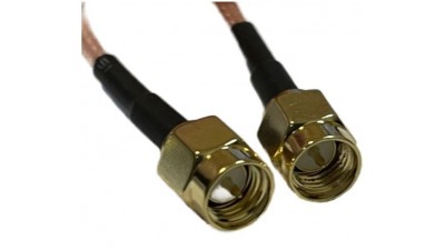 Перехідник SMA-Male to SMA-Male прямий з кабелем RG316 20см, для антен FPV (20794)