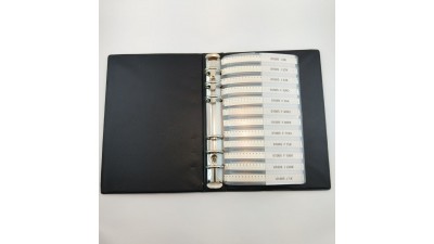 Набір SMD резисторів в книжці розмір 01005 30 номіналів по 50 штук (20730)
