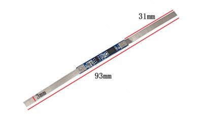 Контролер заряду розряду Li-Ion 18650 3.7V 2.5A з контактами (11772)