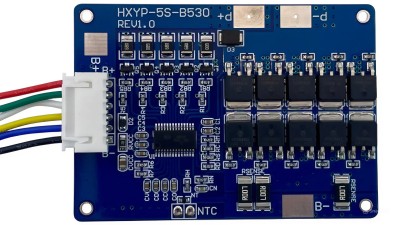 BMS плата захисту Li-Ion 5S 21V 30A з балансиром (21043)