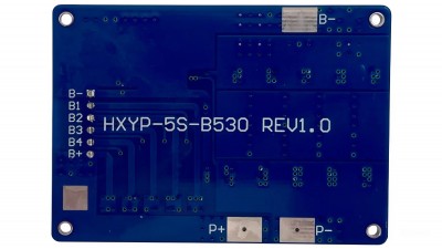 BMS плата захисту Li-Ion 5S 21V 30A з балансиром (21043)